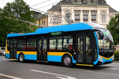 Grupo Skoda 32tr oberleitungsbus trolebús bulgarien bulgaria sofia