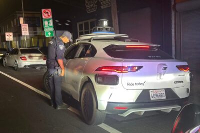 Waymo polizeikontrolle san bruno