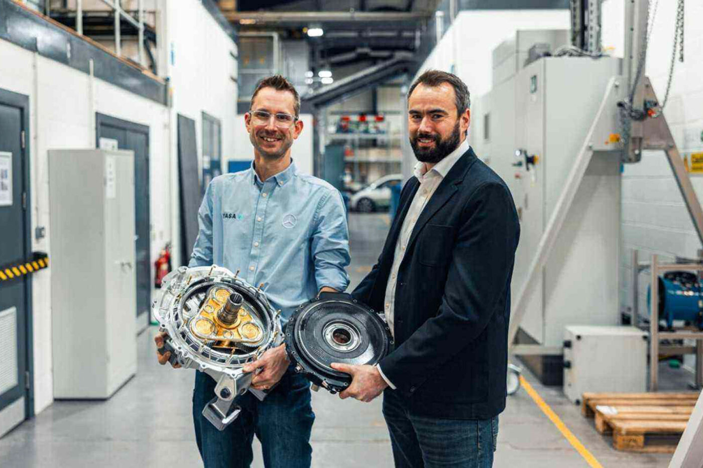 Yasa axialfulssmotor radnabenantrieb