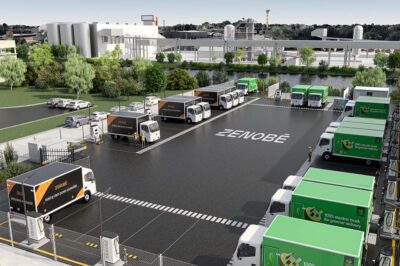 Zenobe australia charging stations woolworth electric trucks