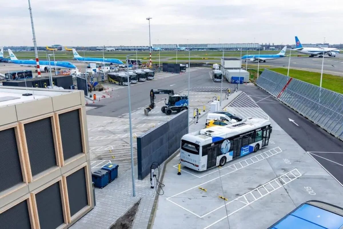 Amsterdam schipol kempower ladestation