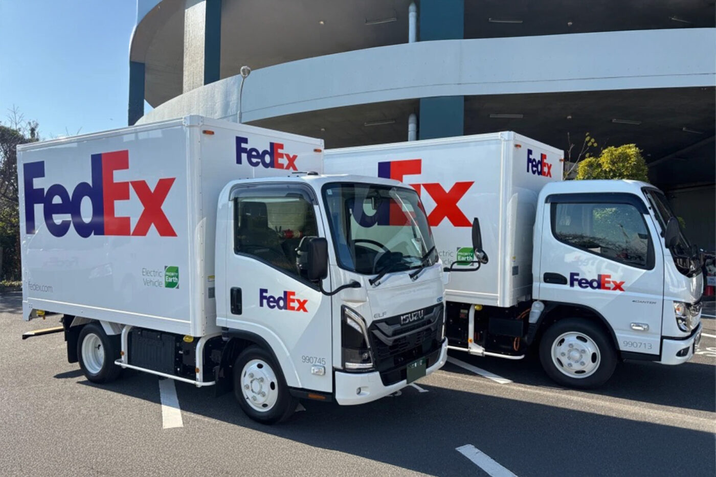 Fedex isuzu japan electric truck