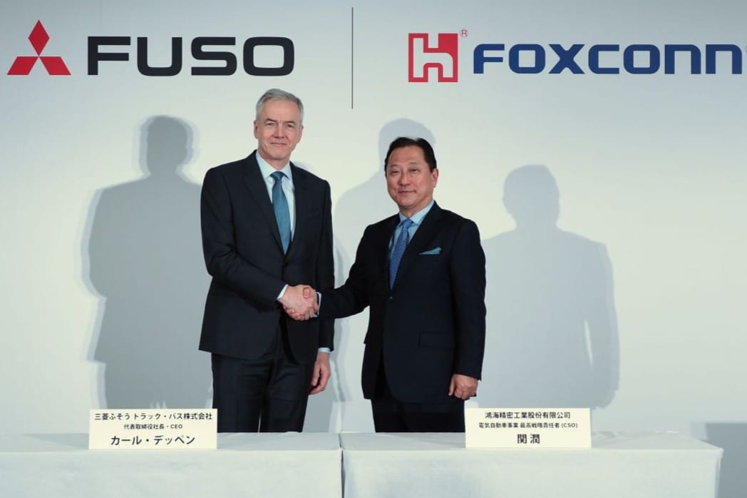Daimler Truck subsidiary Fuso establishes joint venture for electric buses with Foxconn