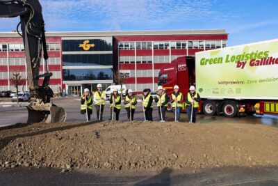 Galliker spatenstich lkw ladepunkte