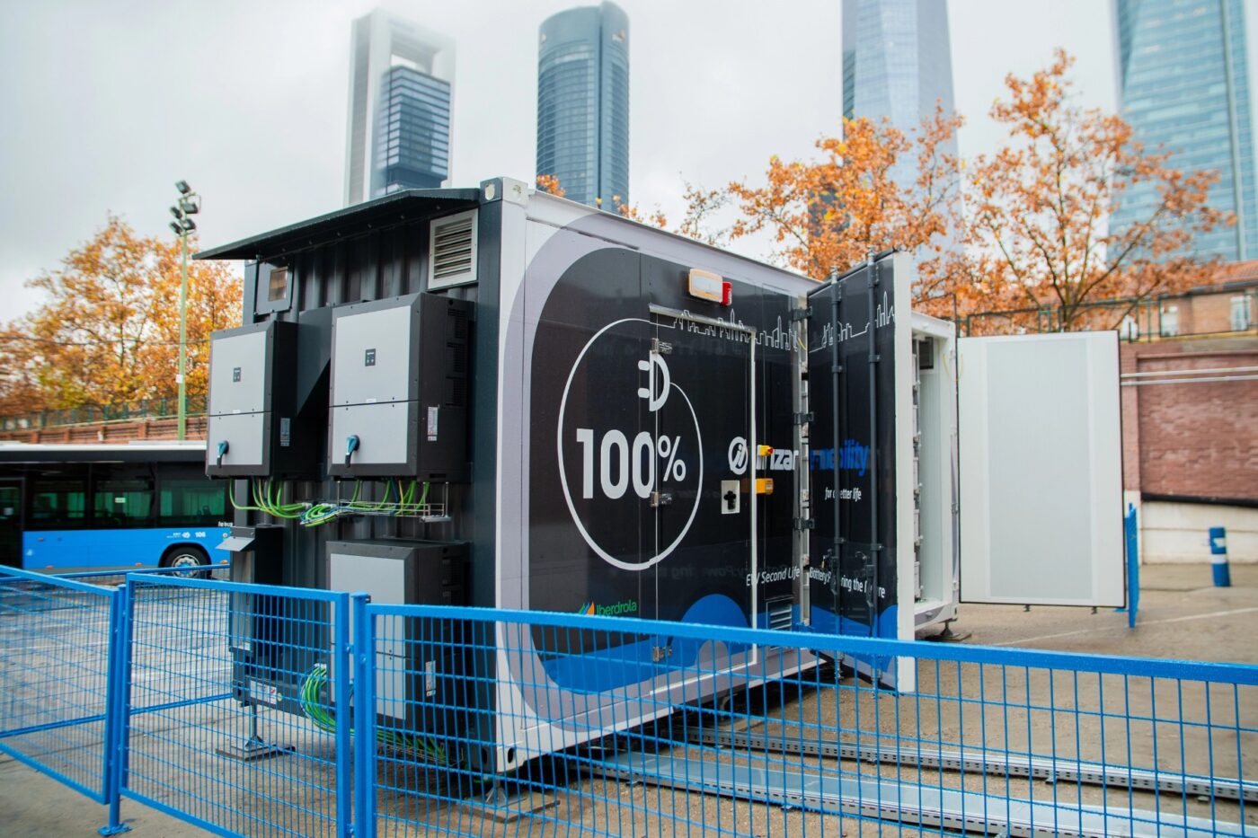 Irizar iberdrola emt madrid second life battery storage spain cropped