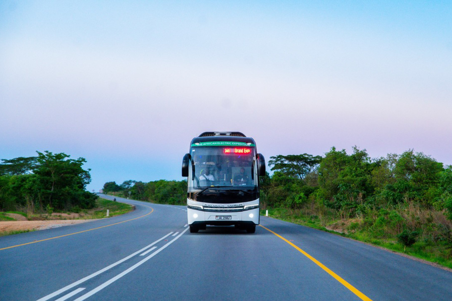 13,700 km through Africa with an electric bus