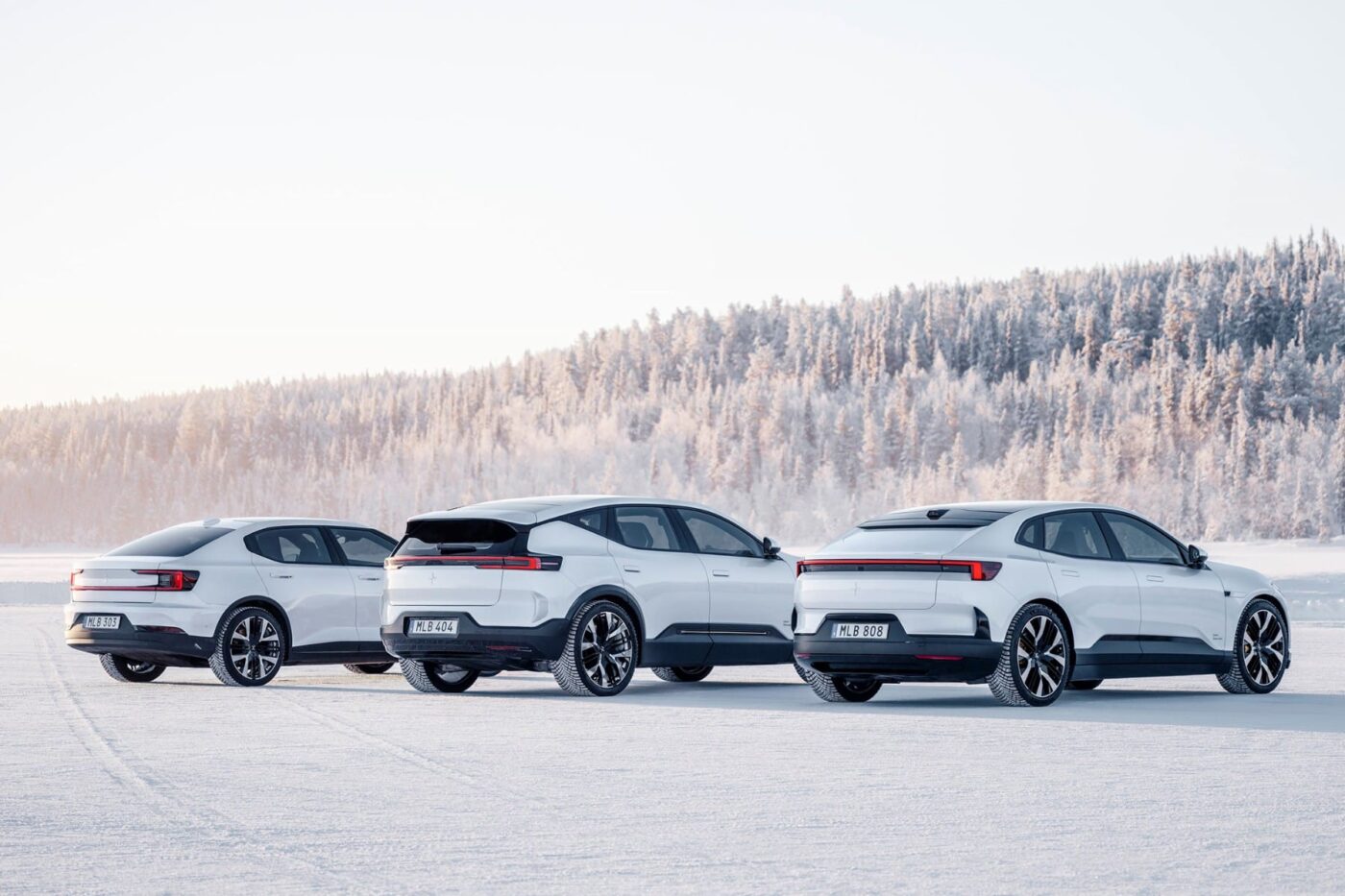 Polestar portfolio winter schnee schweden