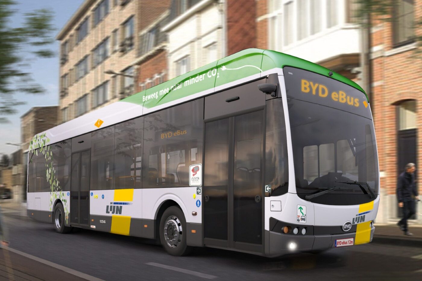 De lijn byd ebusse