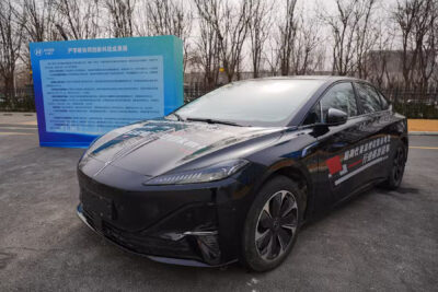 Faw hongqi tiangong semi solid state battery test