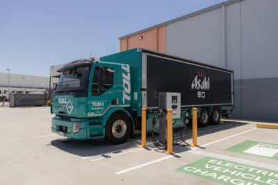 Toll asahi australia camiones eléctricos