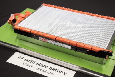 Toyota solid state battery prototype