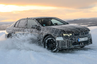 Pruebas de invierno del prototipo Bmw i3 xdrive