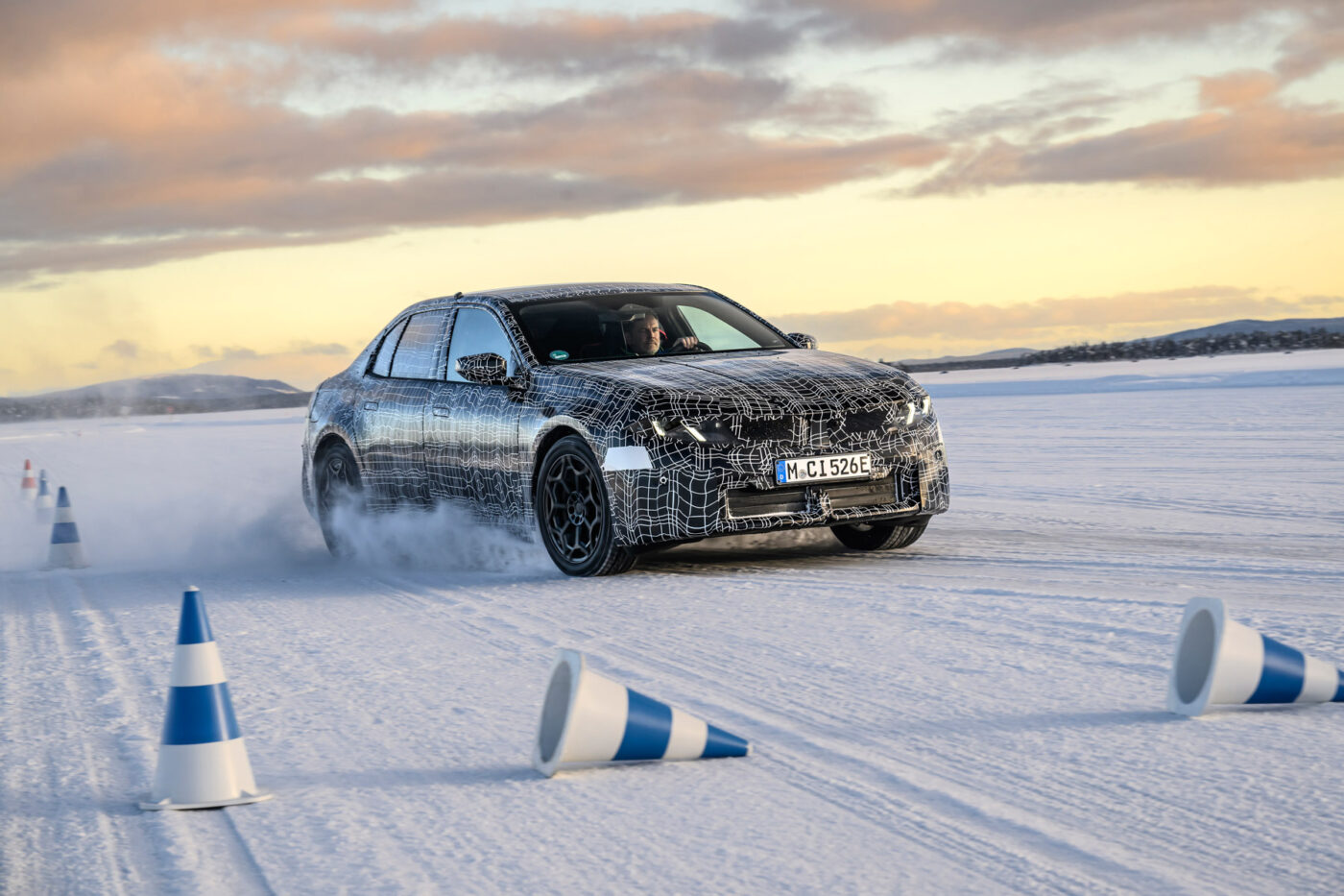 Pruebas de invierno del prototipo Bmw i3 xdrive