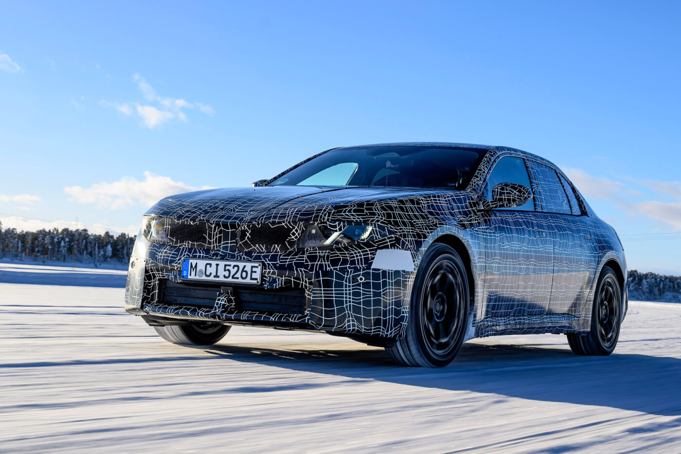 Pruebas de invierno del prototipo Bmw i3 xdrive