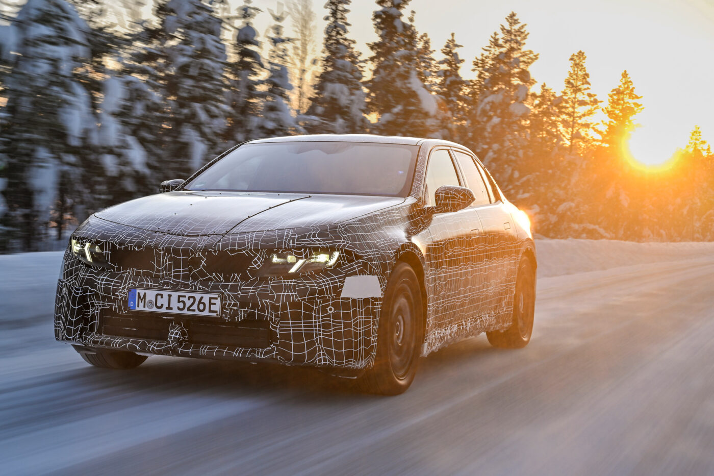 Pruebas de invierno del prototipo Bmw i3 xdrive