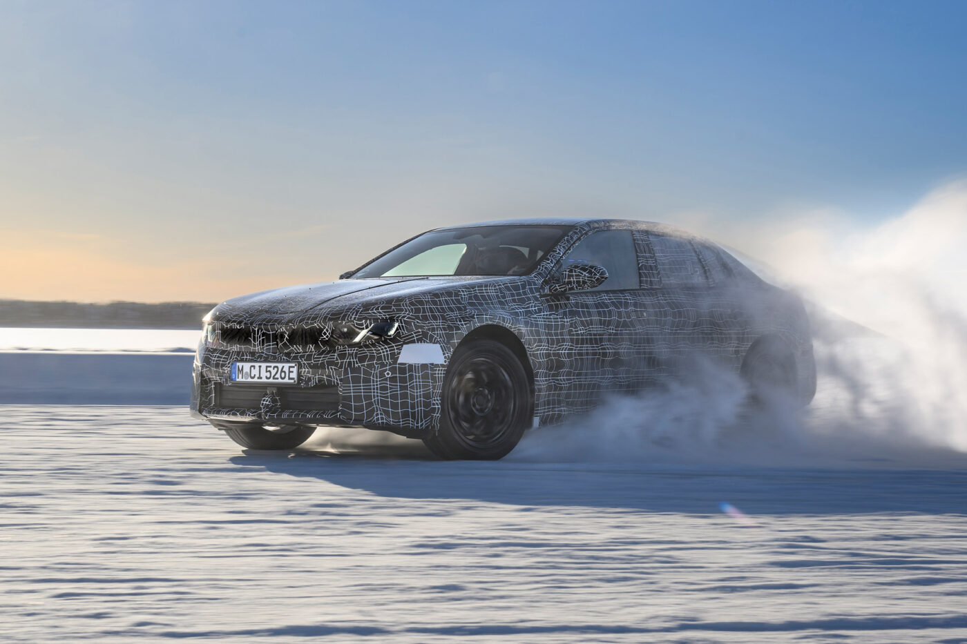 Pruebas de invierno del prototipo Bmw i3 xdrive