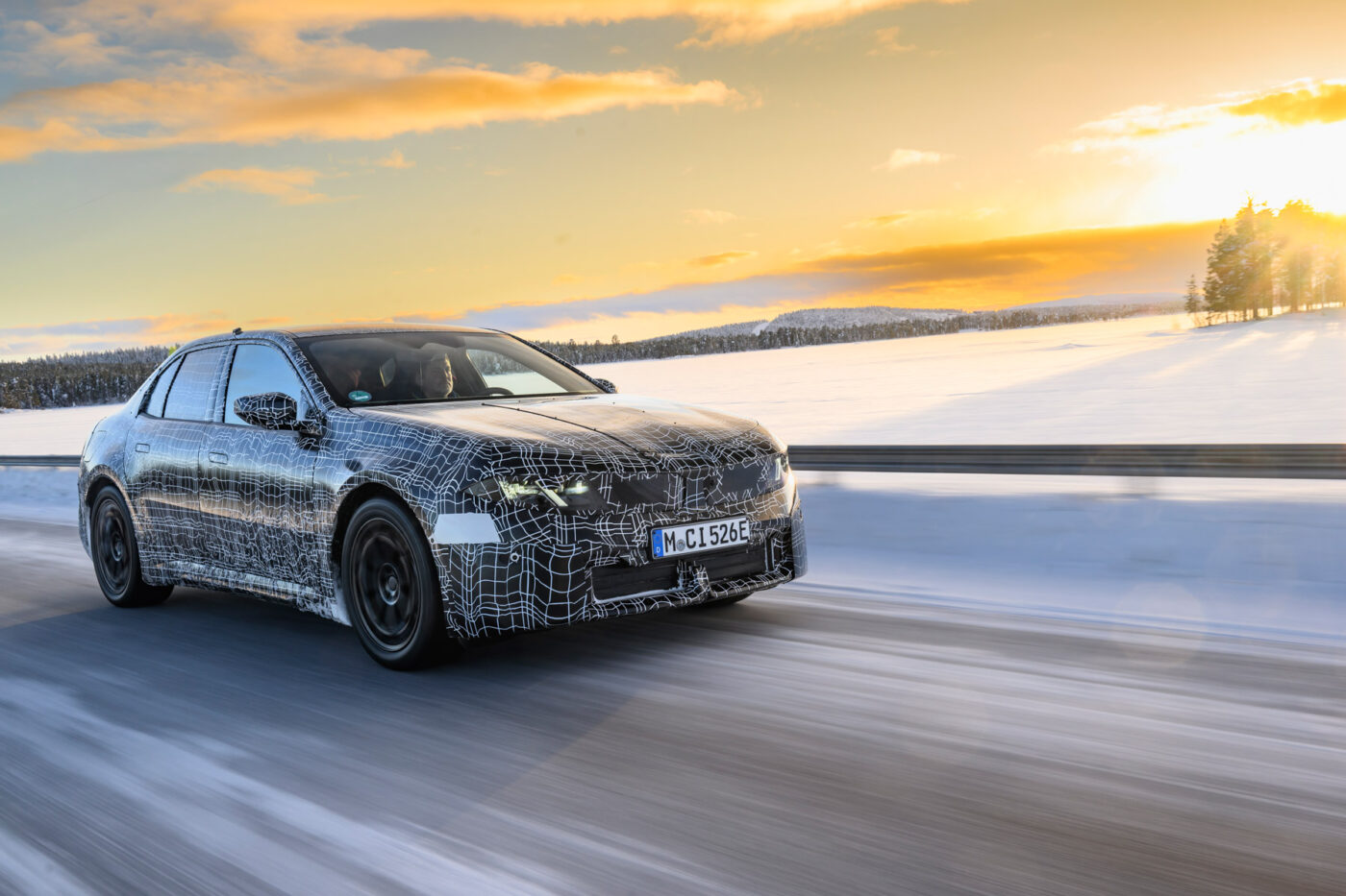 Pruebas de invierno del prototipo Bmw i3 xdrive