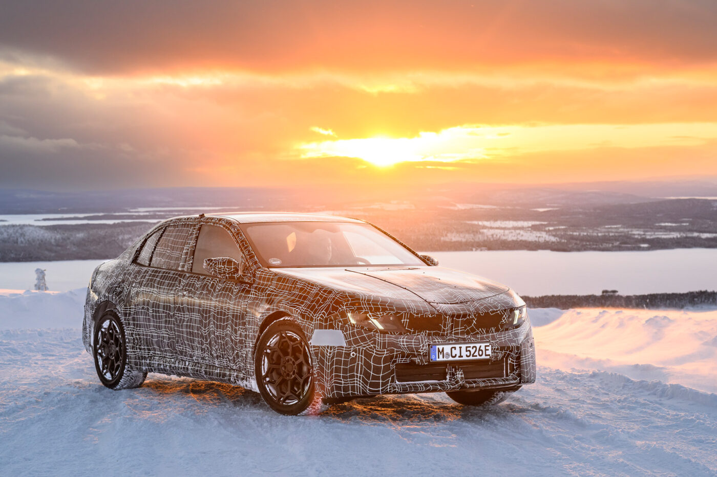 Pruebas de invierno del prototipo Bmw i3 xdrive