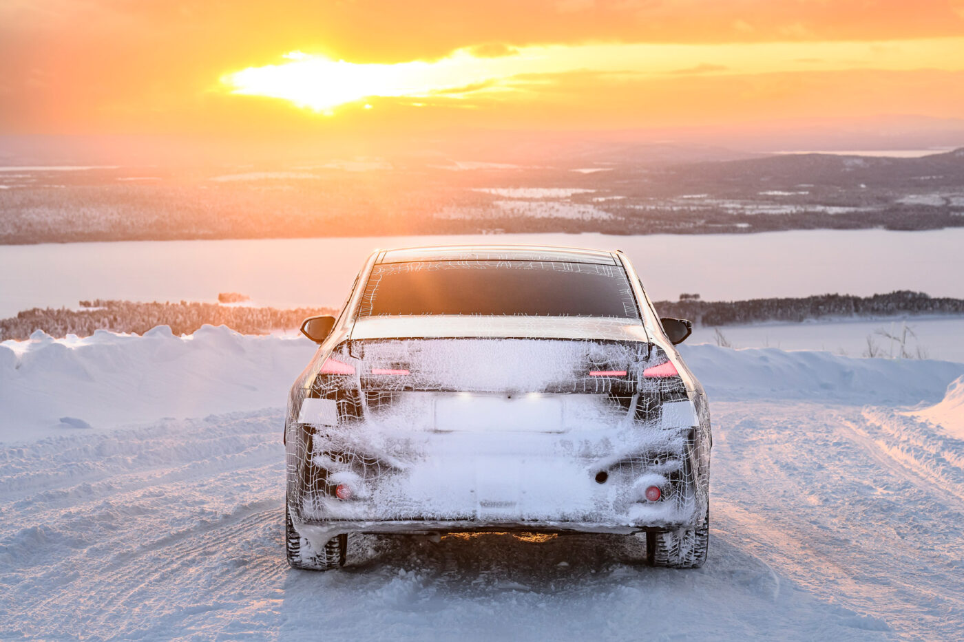 Pruebas de invierno del prototipo Bmw i3 xdrive