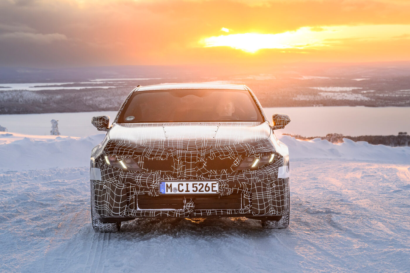 Pruebas de invierno del prototipo Bmw i3 xdrive
