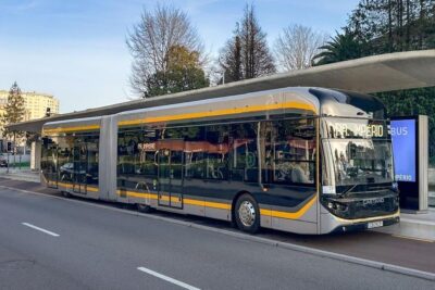 Caetanobus h2citygold brennstoffzellen autobús pila de combustible autobús portugal porto min