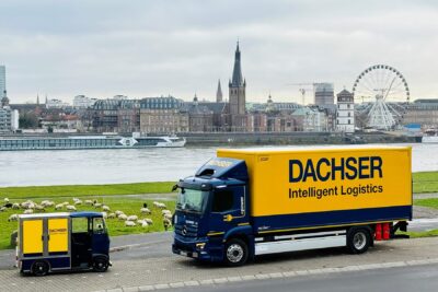 Dachser duesseldorf e lkw lastenrad logistik