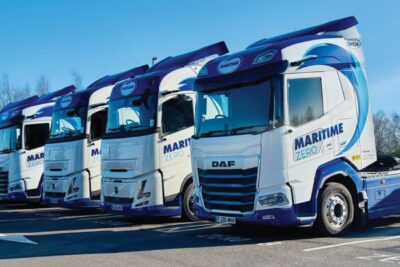 Martime transport e lkw daf xf volvo aero grossbritannien