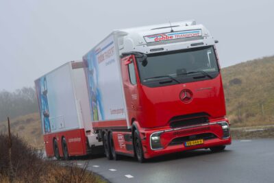 Mercedes benz eactros dobbe transport niederlande