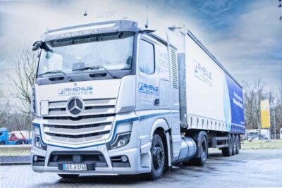 Rhenus genh2 camión daimler fcev h2 lkw