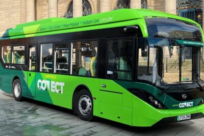 Sheffield autobús eléctrico byd uk recortado