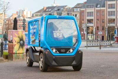 Collectgo clevon autonomes lieferfahrzeug