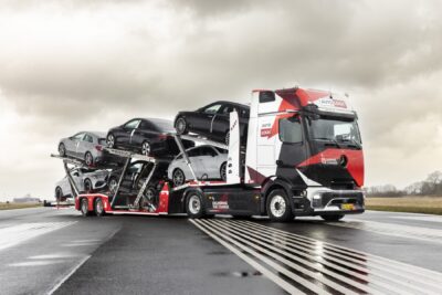 Camiones Mercedes benz eactros autotransporter