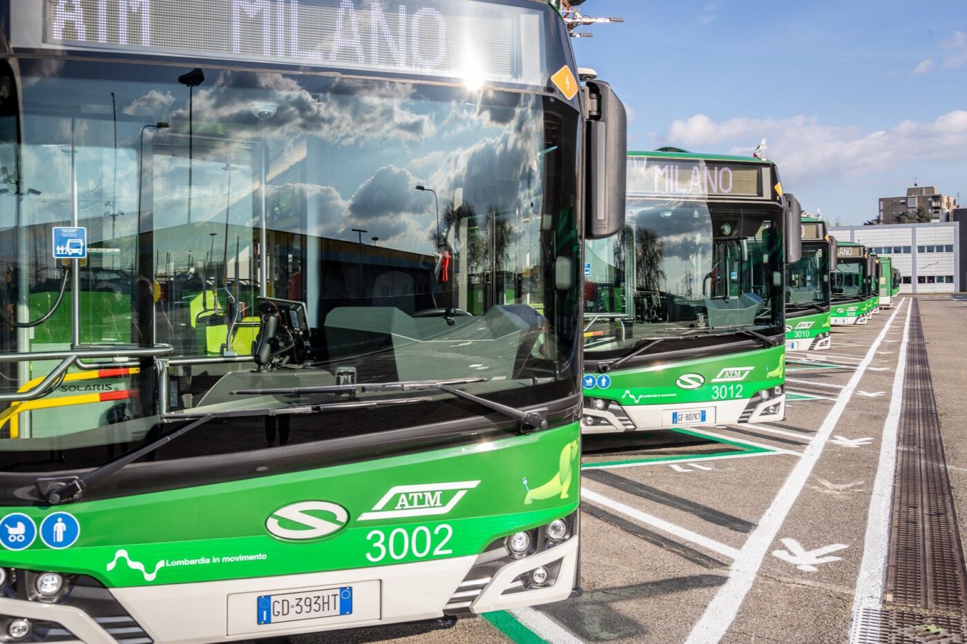 Solaris elektrobus electric bus atm mailand atm milano italien italy