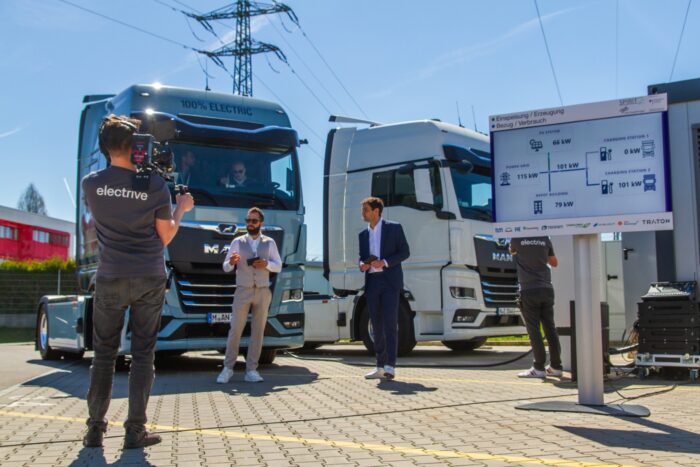 Spirit e bidi laden lkw