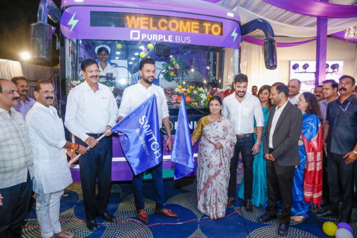 Switch mobility purple bus eiv intercity delivery