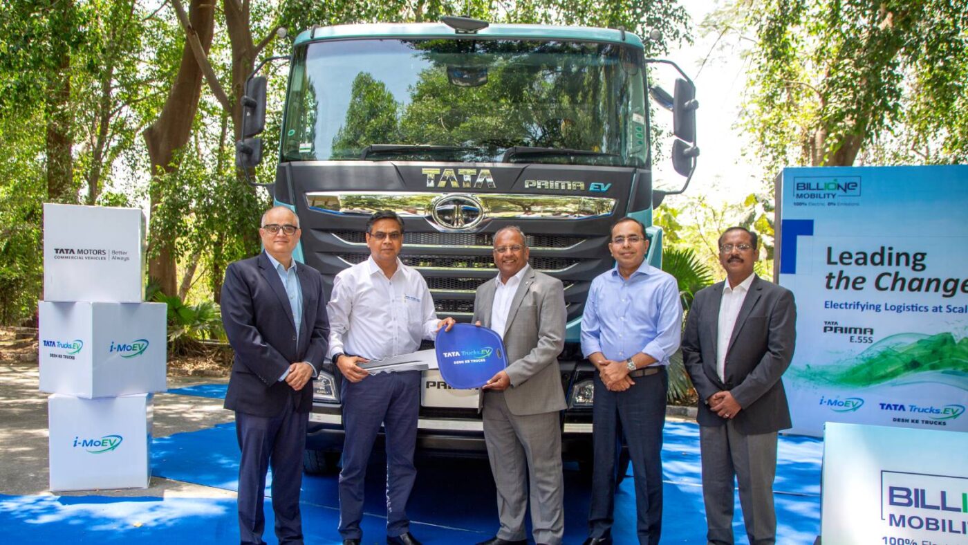 Tata prima e55s billione mobility delivery