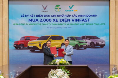 Vinfast lavi green gsm ev mou ceremonia de firma