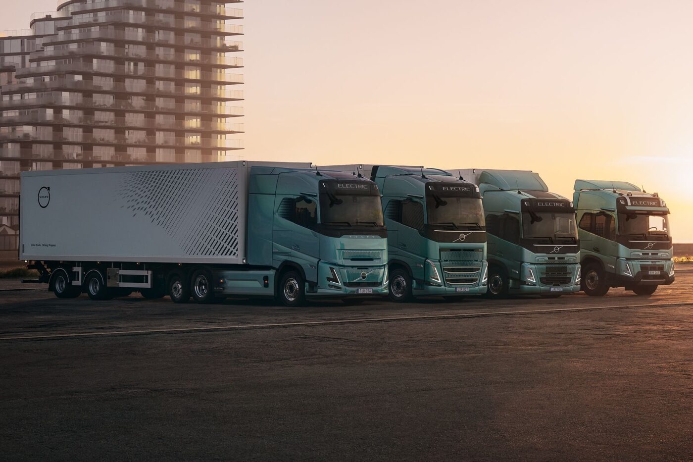 Volvo trucks e lkw electric truck lineup my min