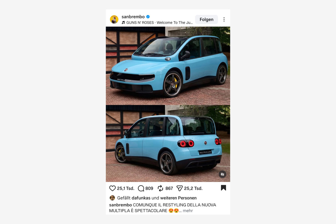 fiat multipla x ferrari luce 01 Fiat multipla x ferrari luce