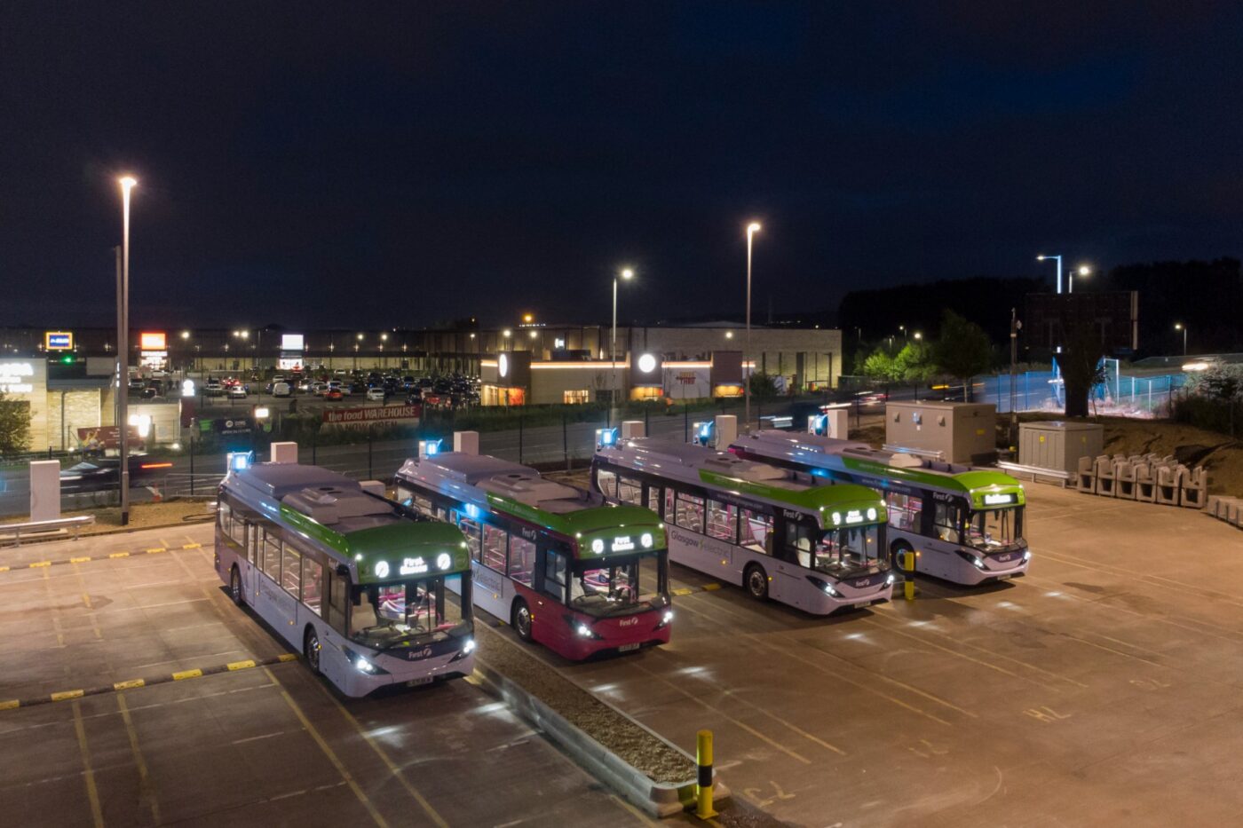 First bus glasgow smart charging escocia