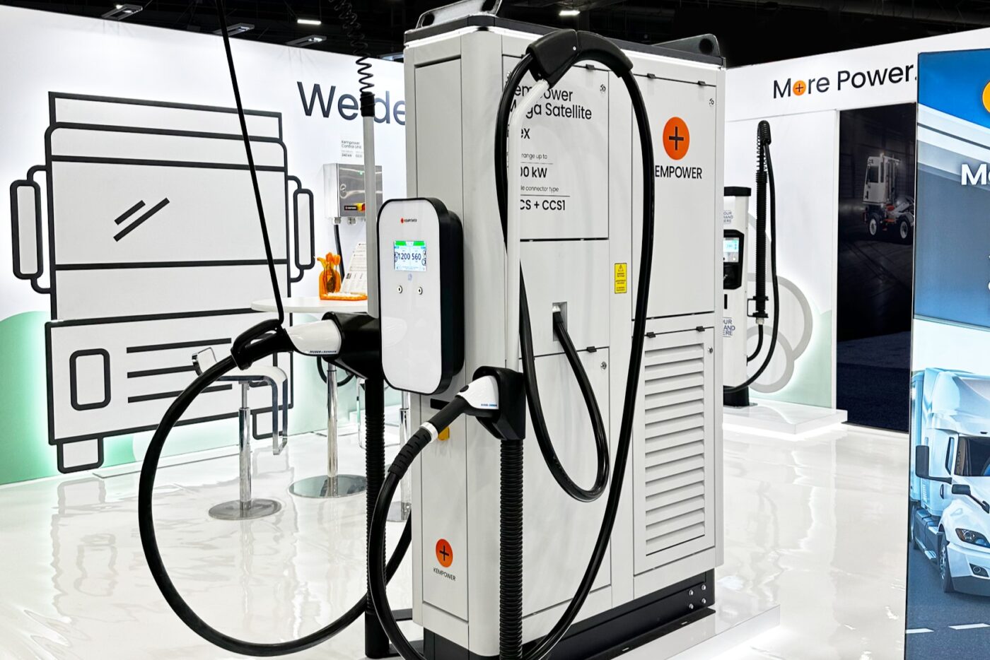 Dispensador Kempower mega satélite flex mcs ccs ladestation