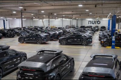 Nuro lucid gravity uber robotaxi testflotte