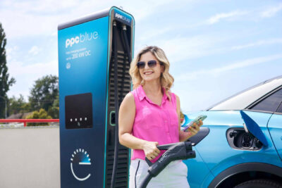 Ppc blue ladestation symbolbild
