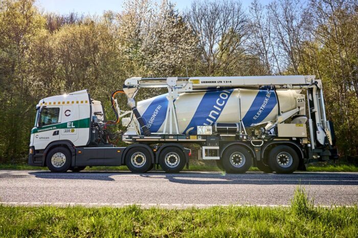 Scania e lkw betontransport prototyp