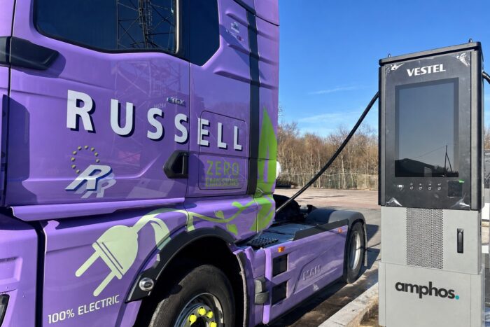 Amphos russel group vestel mcs estaciones de recarga dc escocia
