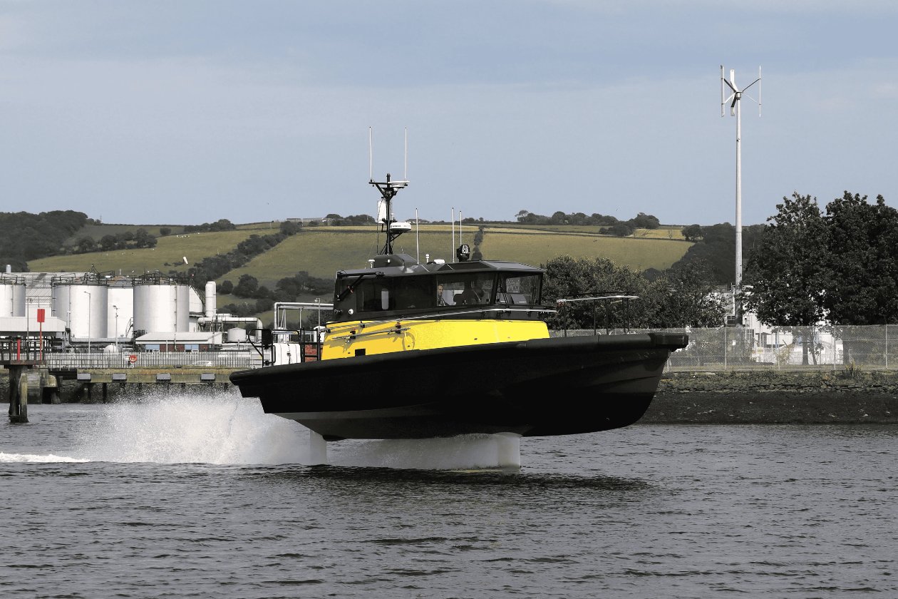 Artemis technology tragflachen pilotboot