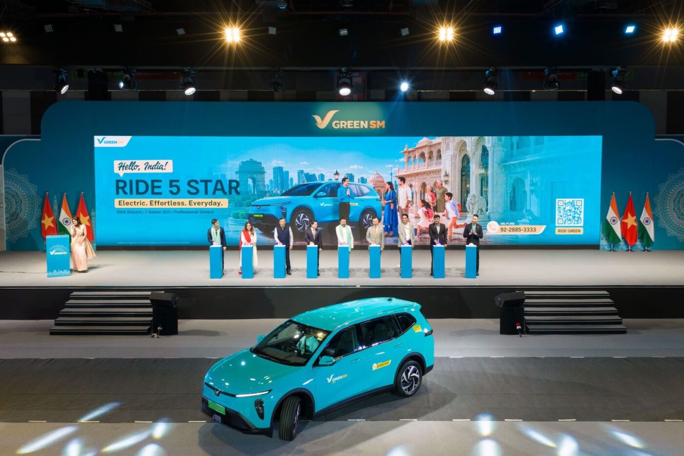 Green sm india taxis eléctricos