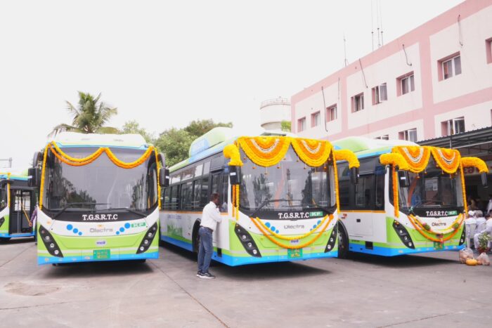 India electric buses olectra x2 tgsrtc hyderabad