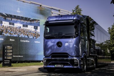 Mercedes benz trucks eactros f1