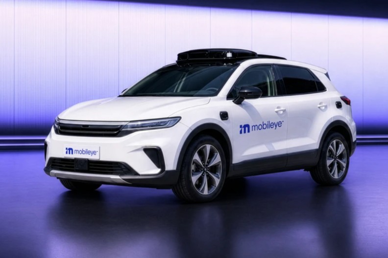 Imagen conceptual del robotaxi de Mobileye
